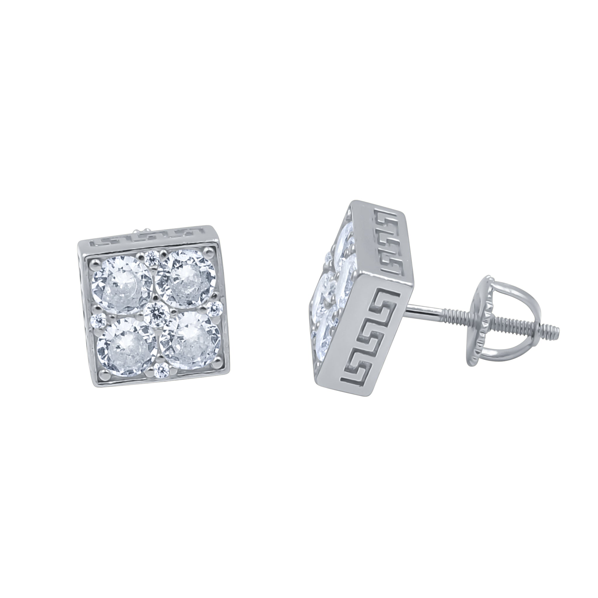 BELLE SILVER EAR TOPS I 9217831