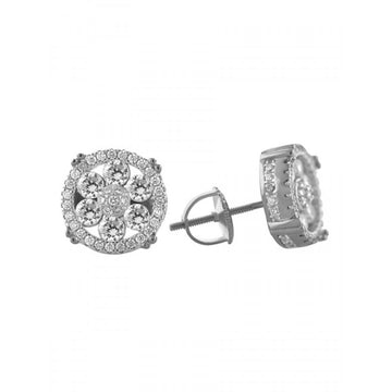 925 Sterling Silver Screw Back Earrings