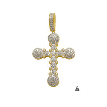 925 Gold Cluster Cross 927682
