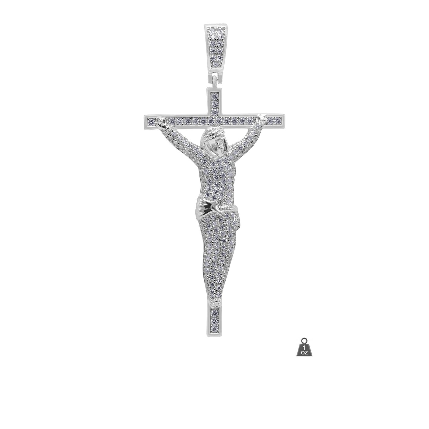 CRUCIFIX CZ IN SILVER 928111