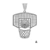 Basketball Silverf Pendant-928511