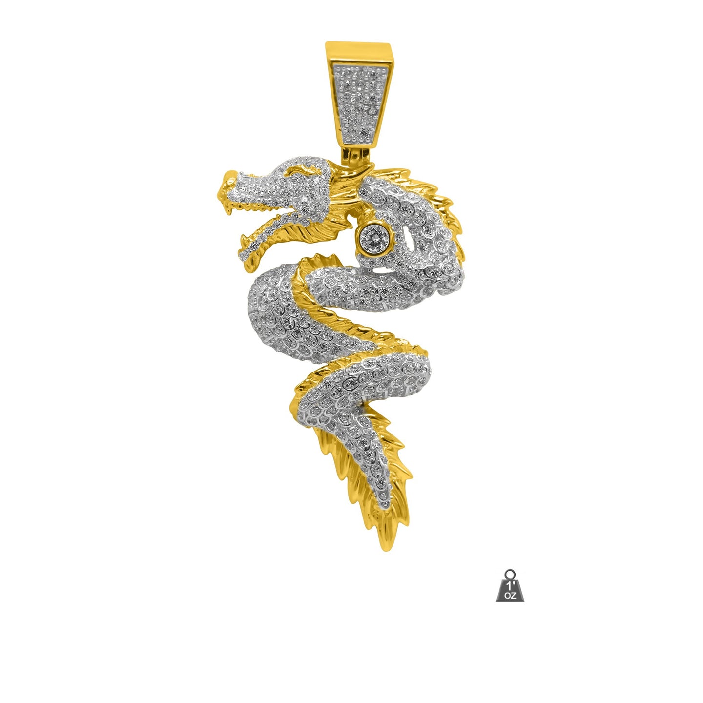 Dragon Silver Pendant-928522