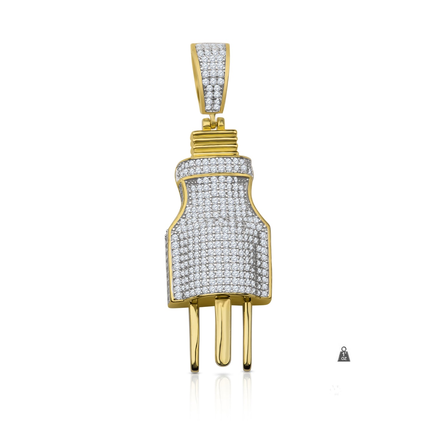 Silver-Plug-Pendant-CZ-928602