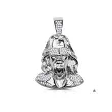 Silver-Jesus with Shades-Pendant-CZ-928631