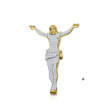 Silver-Jesus-Pendant-CZ-928652