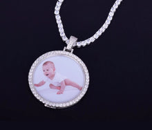 MEMORY PHOTO MEDALLION PENDANT HIP HOP ICED OUT | 913241