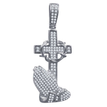 Silver Pendant with CZ Stone-929521