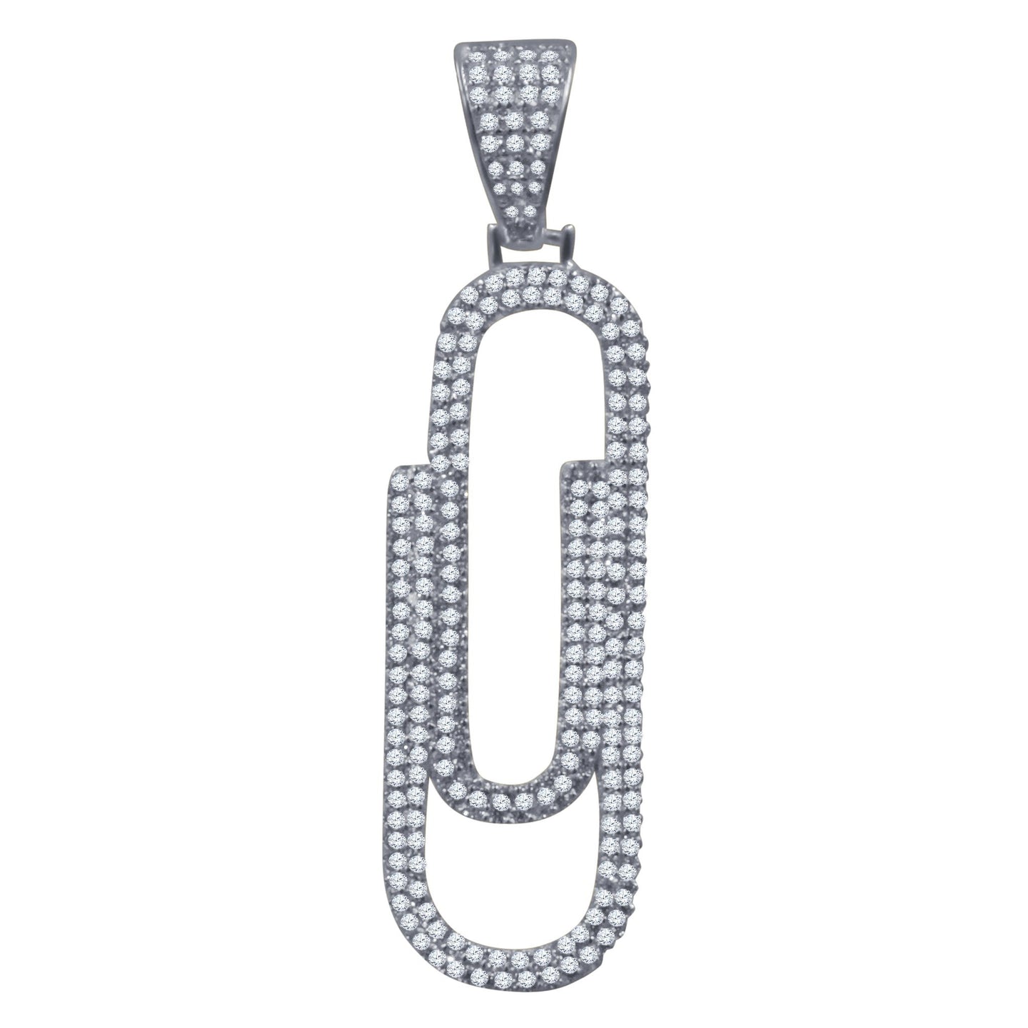 Silver Pendant with CZ Stone-929551