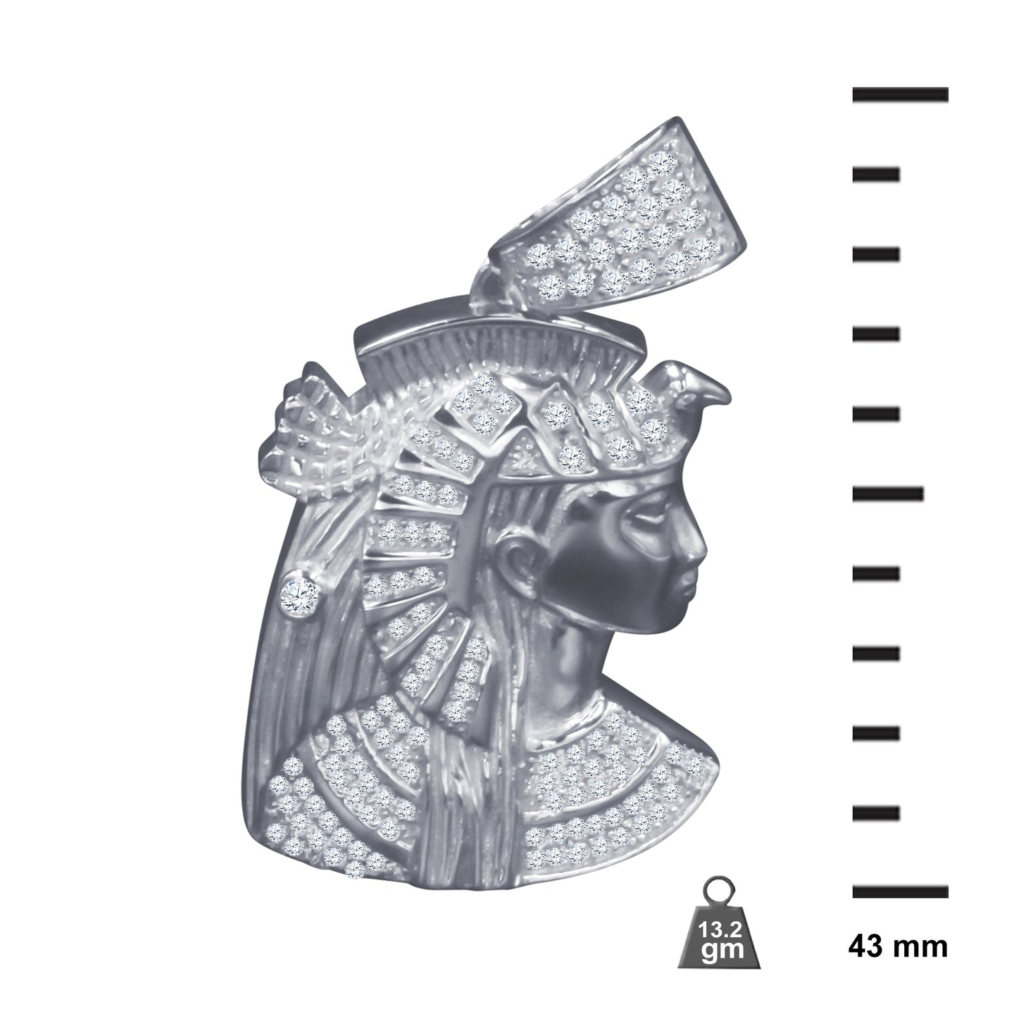 Silver Pendant with CZ Stone-929671