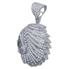 Silver Pendant with CZ Stone-929681
