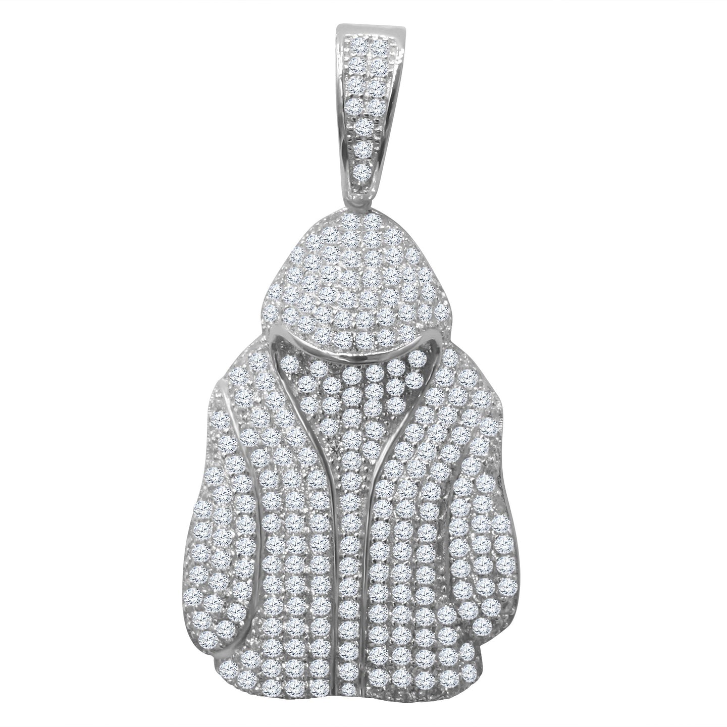 Silver Pendant with CZ Stone-929711