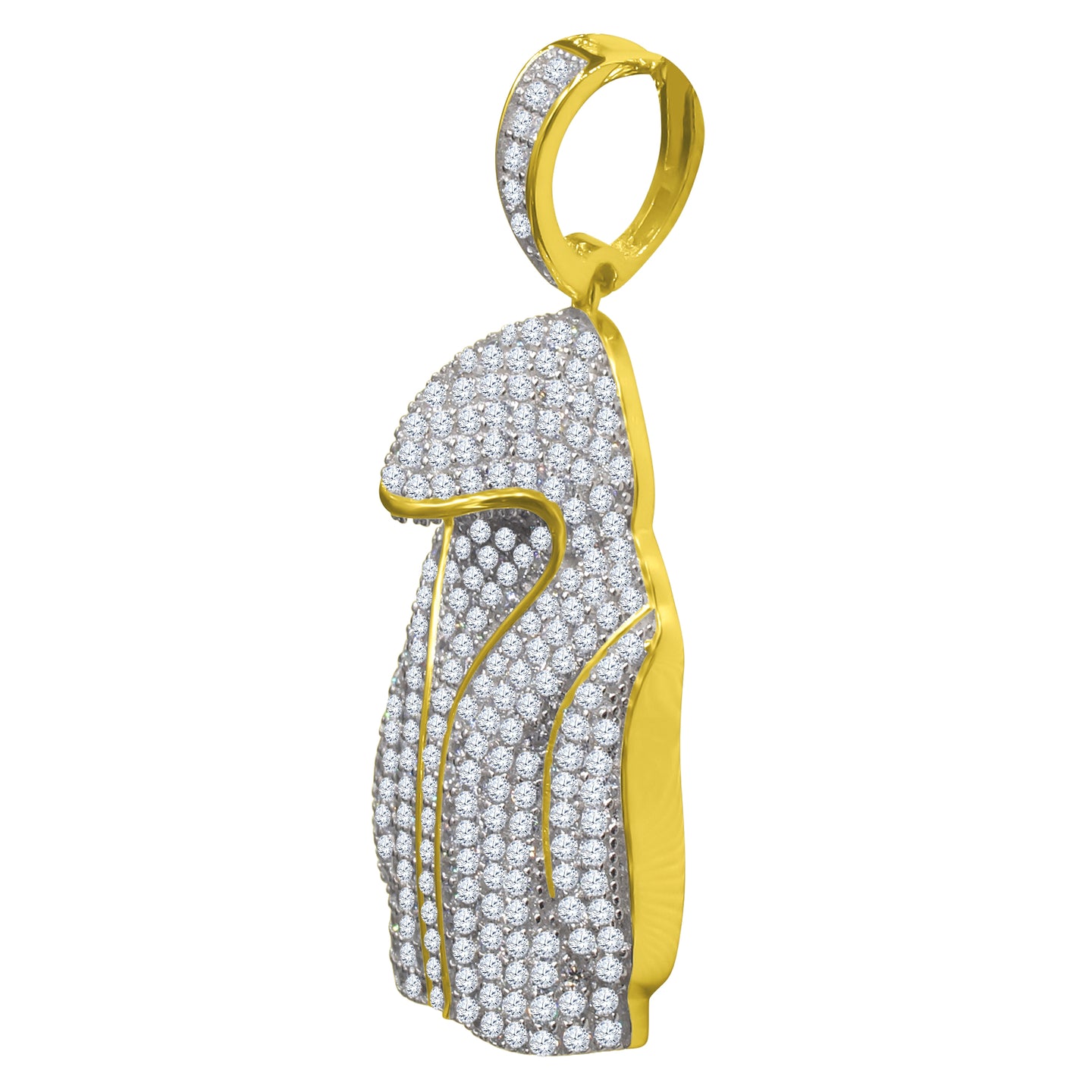 Silver Pendant with CZ Stone-929712