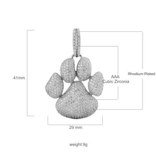 PAW Silver Pendant with CZ Stone-929961