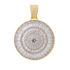 Spinner Silver Pendant with CZ Stone-929992