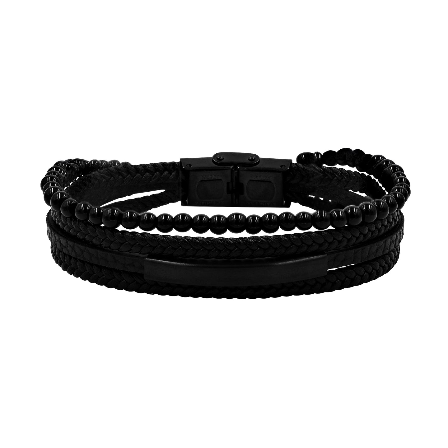 BLACK LAVA STEEL BRACELET I 9310513
