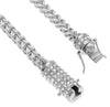 6 MM Steel Solid Franco 24" Chain with Iced Out Lock
