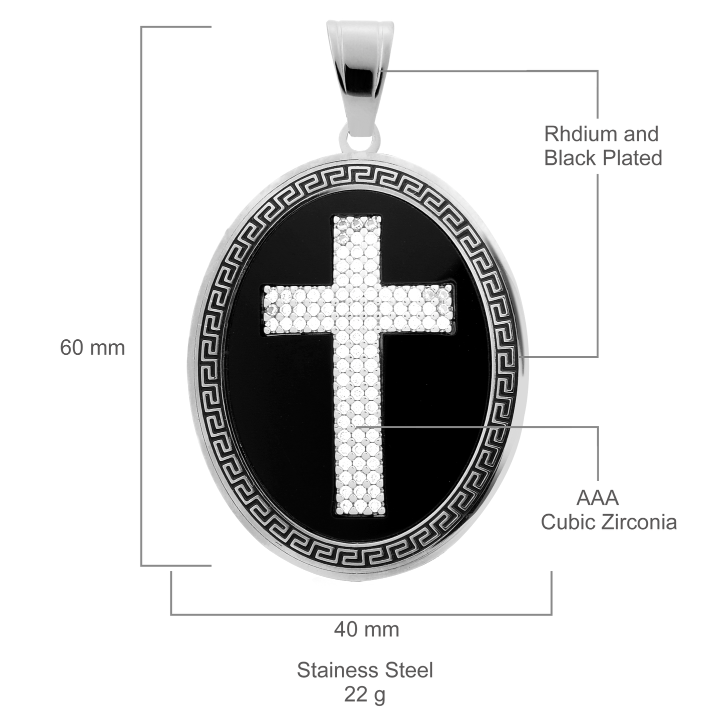 BISHOP Steel Pendant | 938661
