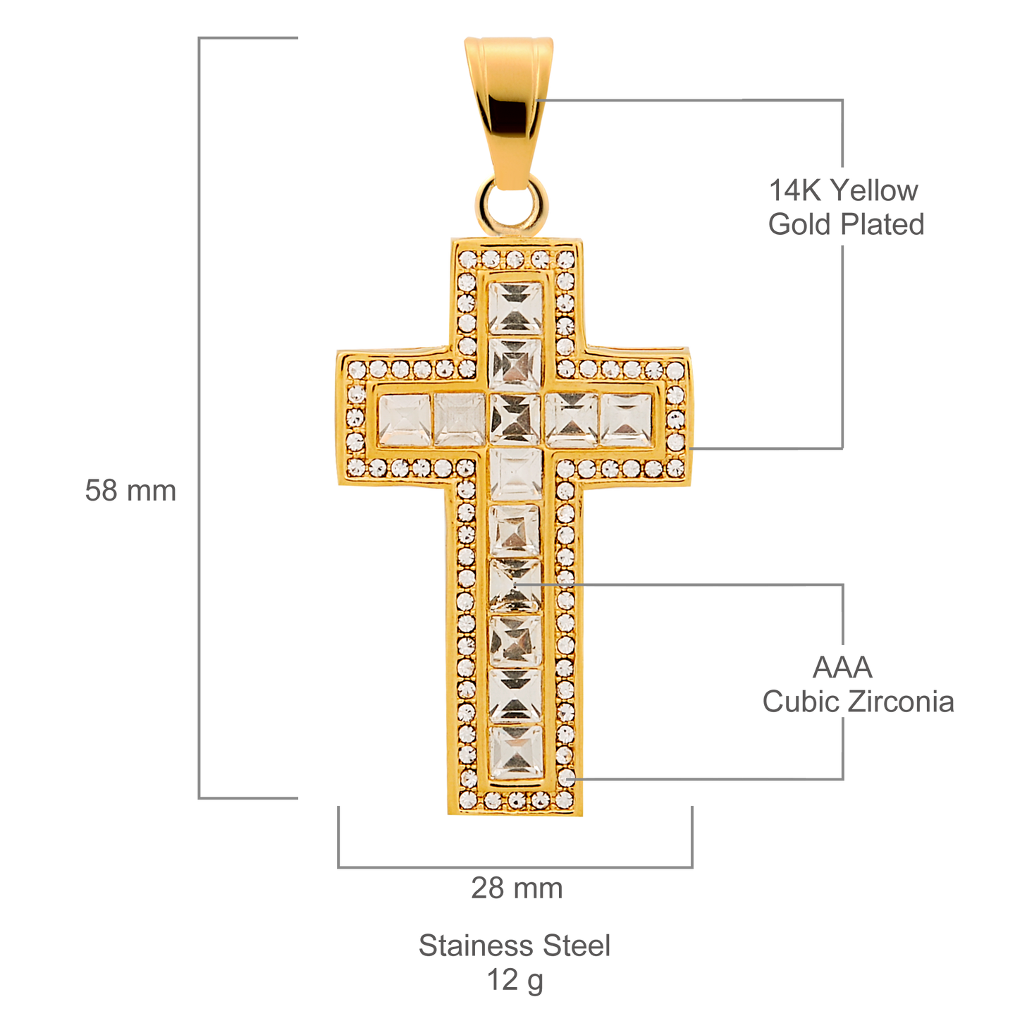 SHIMMER Steel Pendant | 938672