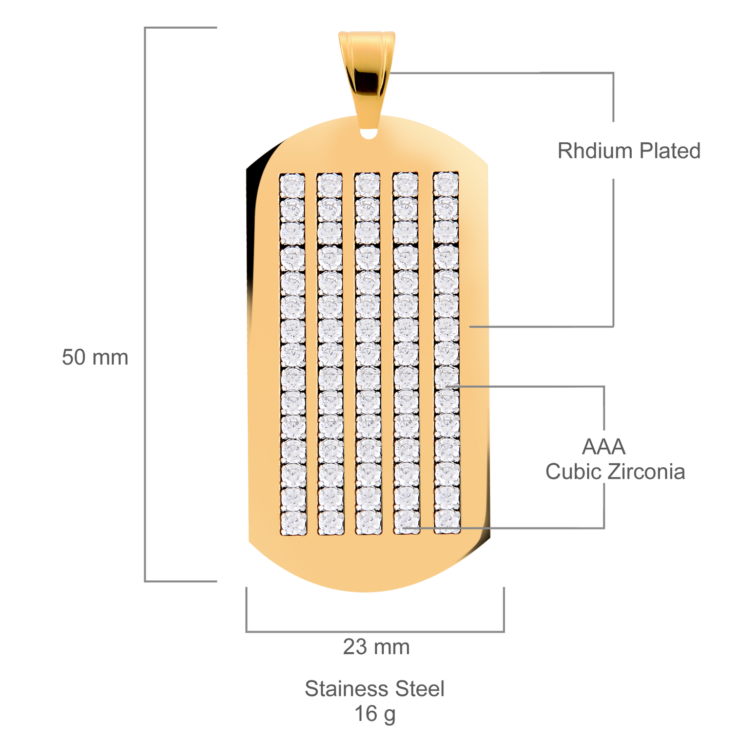 STRAIT Steel Pendant | 938692