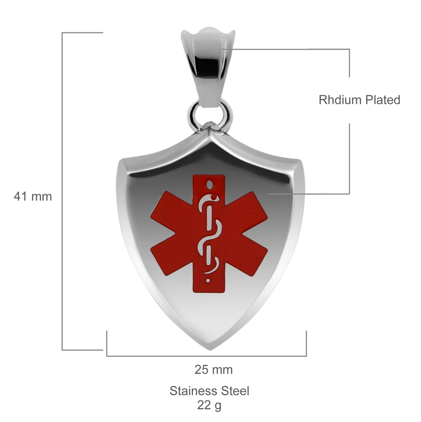 EMT SHIELD Steel Pendant | 938711