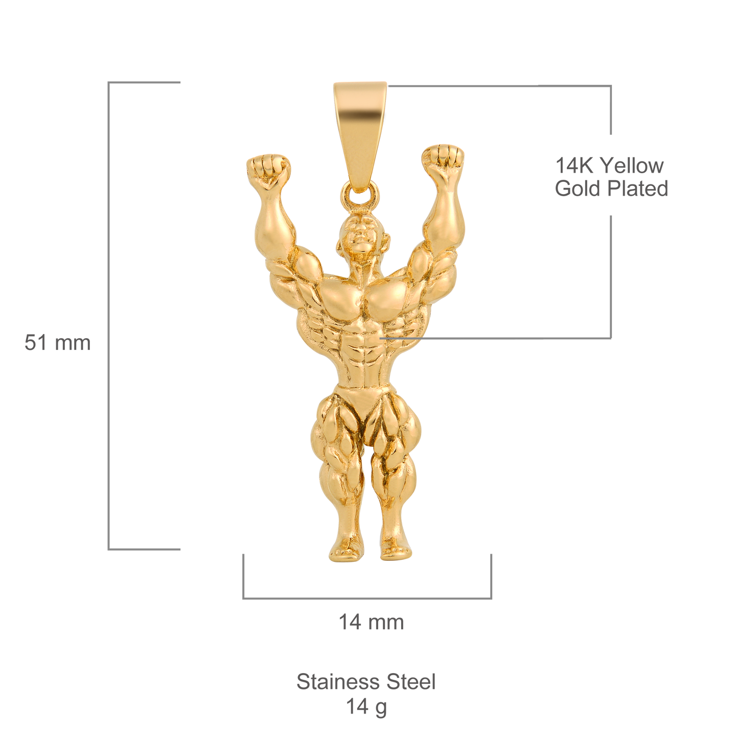 MUSCLE Steel Pendant | 938752