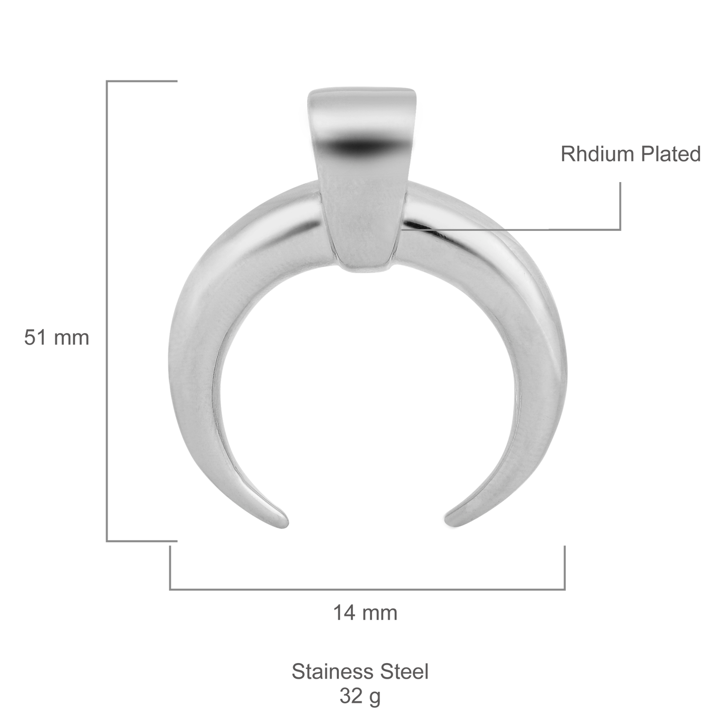 HORN Steel Pendant | 938761