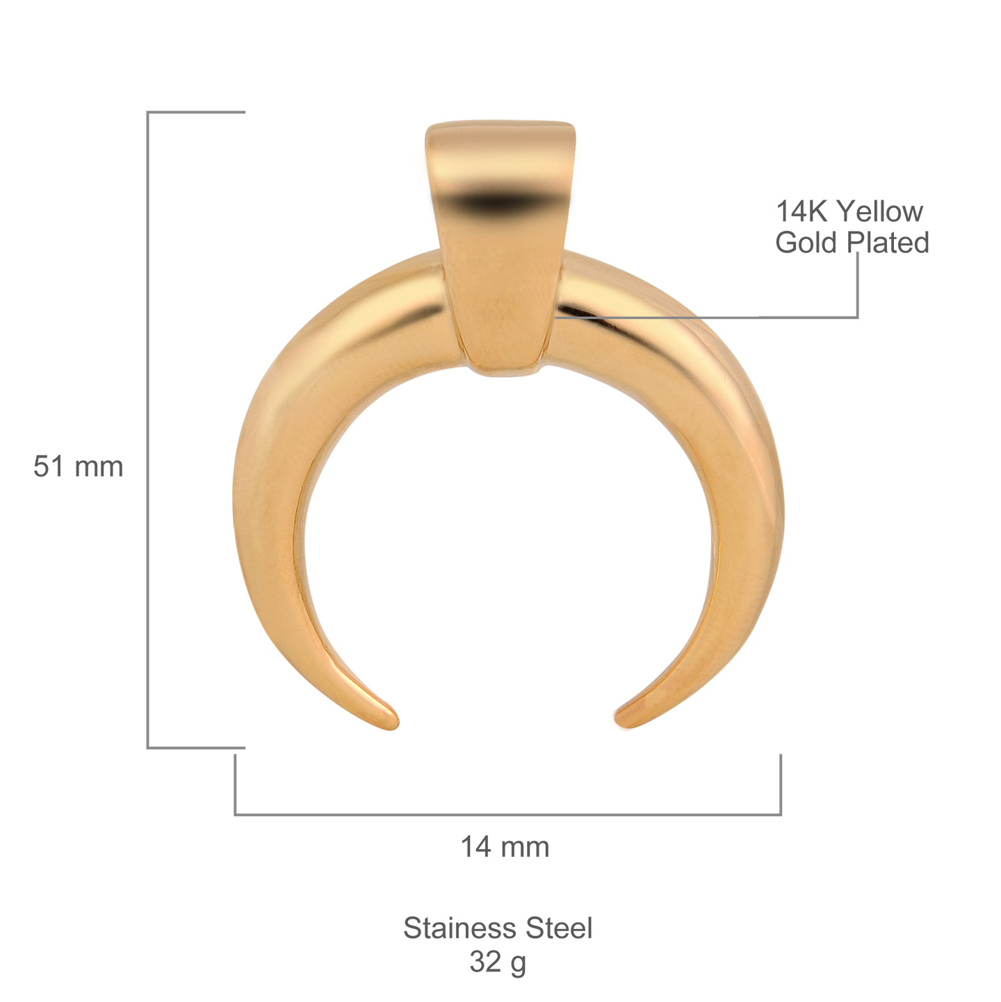 HORN Steel Pendant | 938762