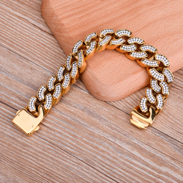 CUB 18MM CZ Cuban Bracelet | 938822