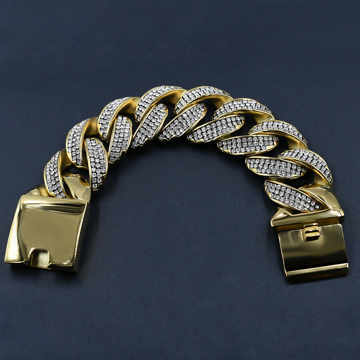 BRIM STEEL CUBAN BRACELET - 938941