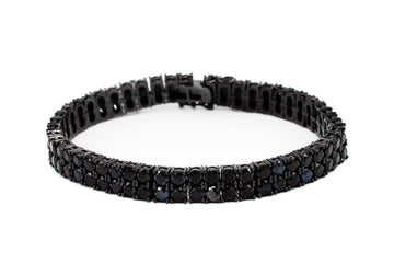 CZ Two Row Bracelet