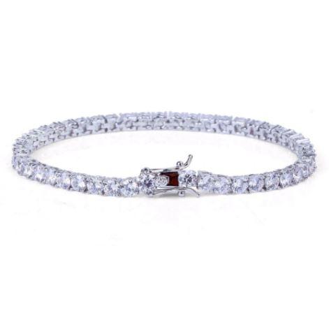 SPARKLE 925 SILVER TENNIS 4MM BRACELET I 929461