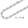 Ghost Silver Iced Out CZ Chain I 9213561