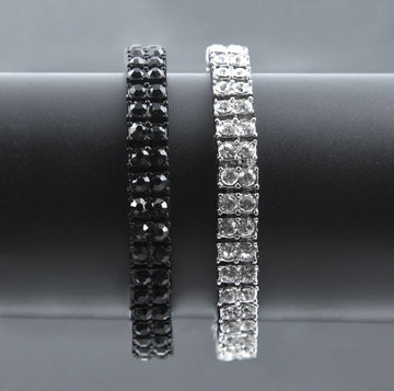 BINATE 2 Row Crystal Bracelet | 970011