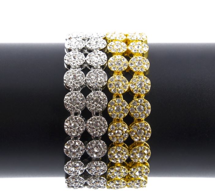 BUD 2 Row Flower Bracelet | 970831