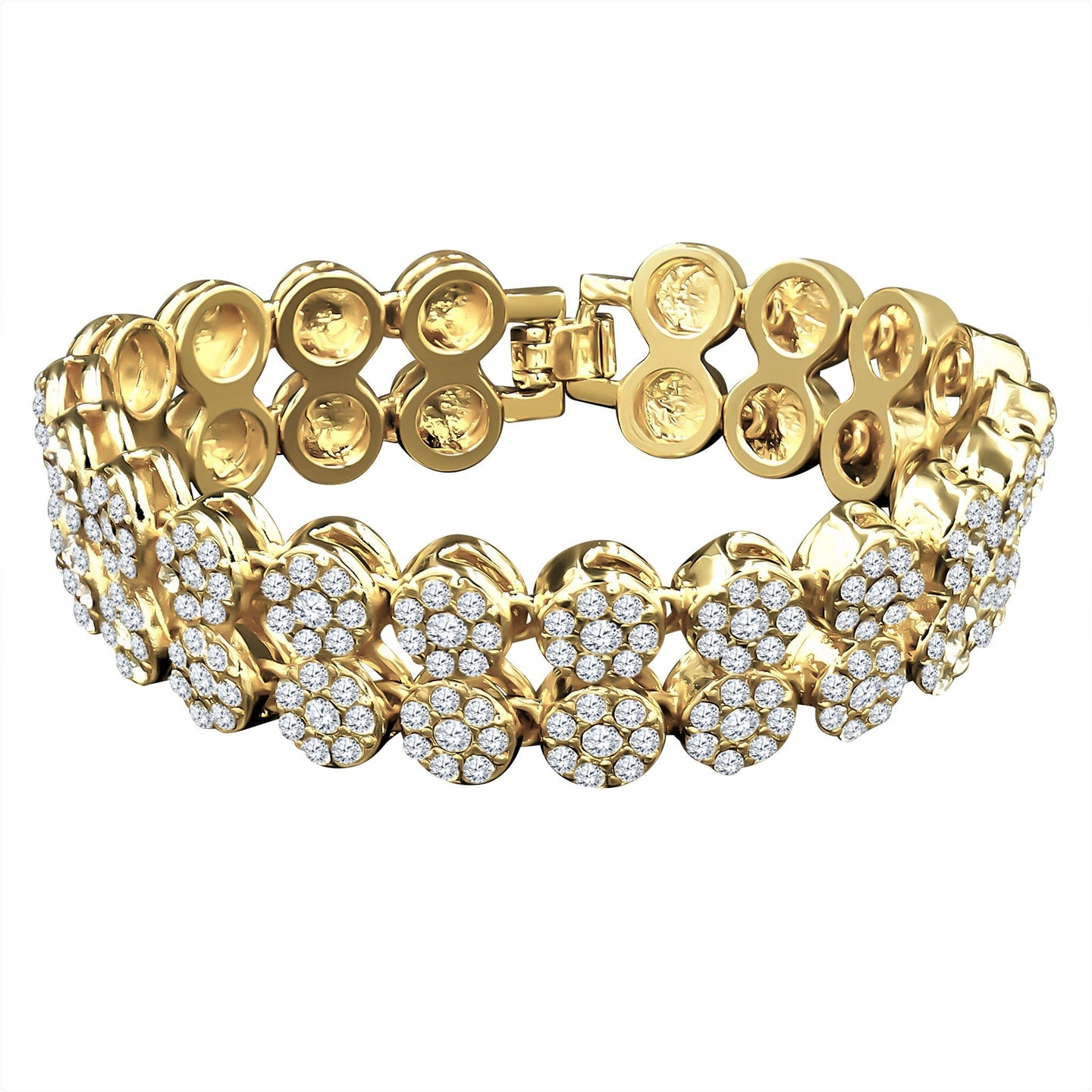 BUD 2 Row Flower Bracelet | 970831