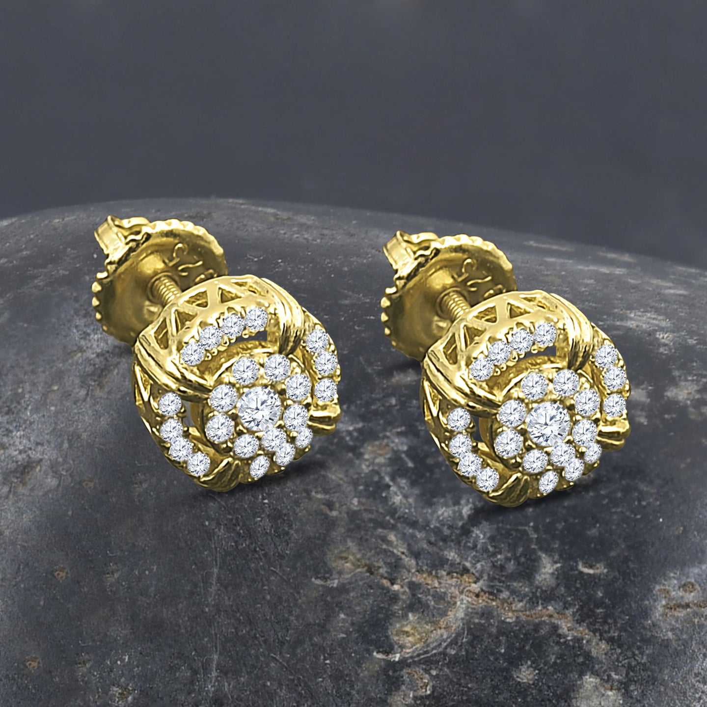 FLAIR SILVER MOISSANITE EARRINGS I 993811