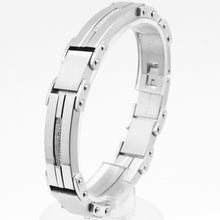 Stainless Steel bracelet with CZ B80131