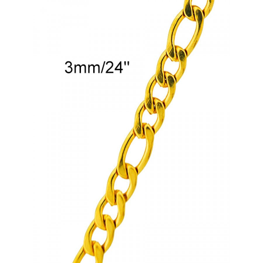 Men`s Stainless Steel Figro Chain