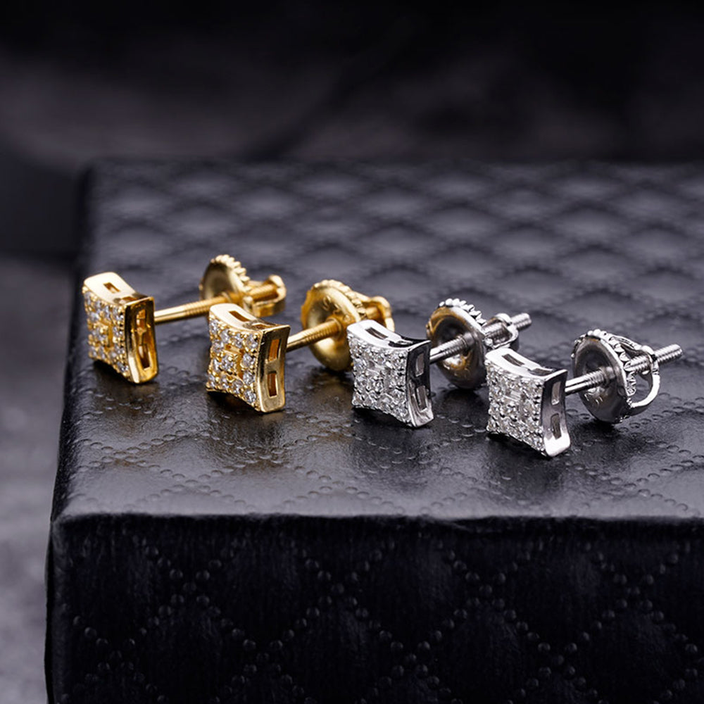 PRECIOSA STERLING SILVER CZ EARRINGS  | 9219271