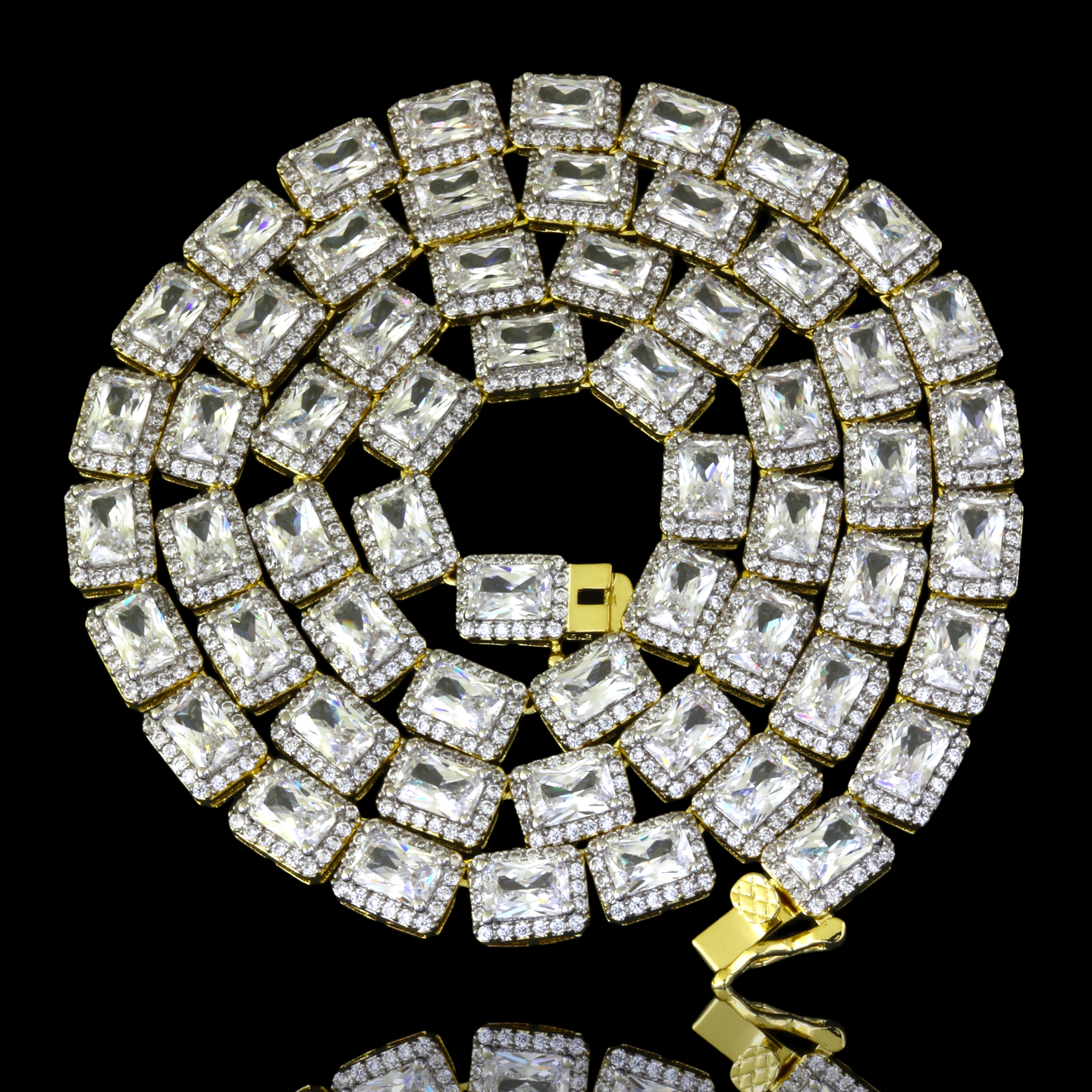 SHOWY 6MM SQUARE TENNIS CHAIN | 962202