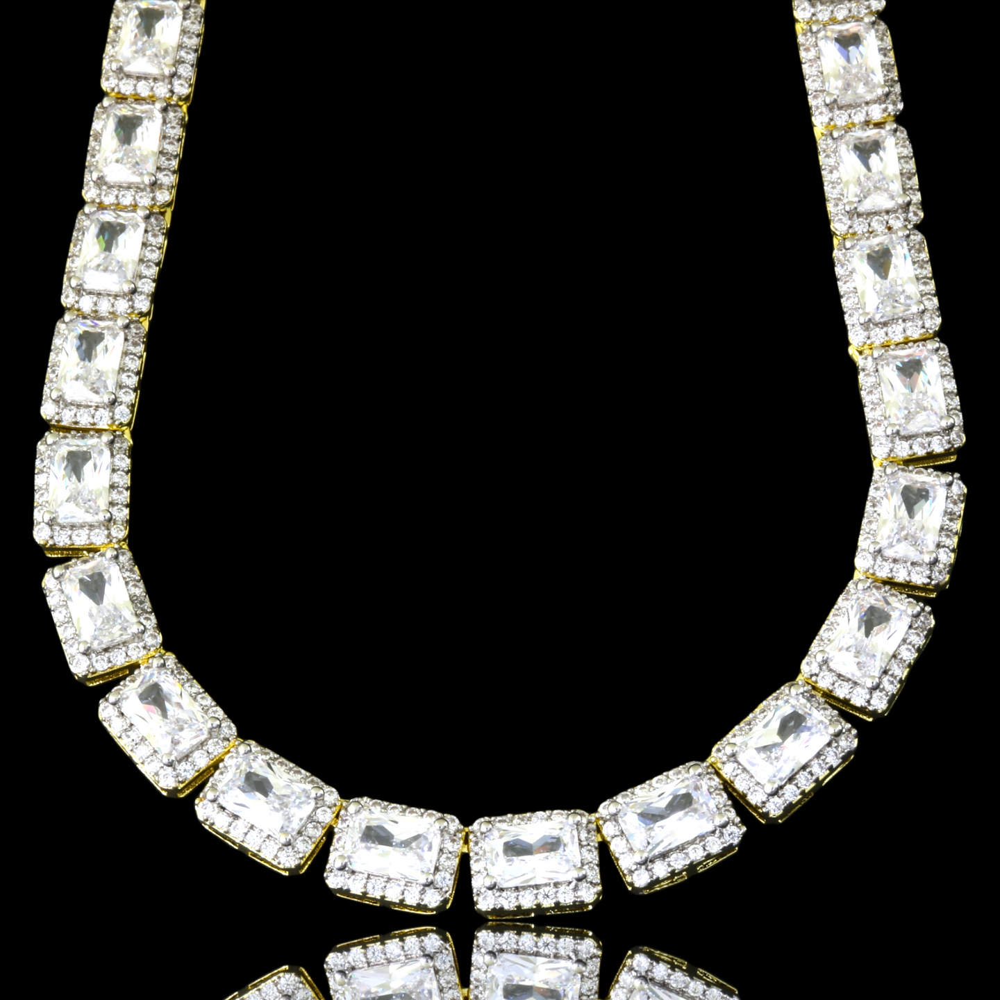 SHOWY 6MM SQUARE TENNIS CHAIN | 962202