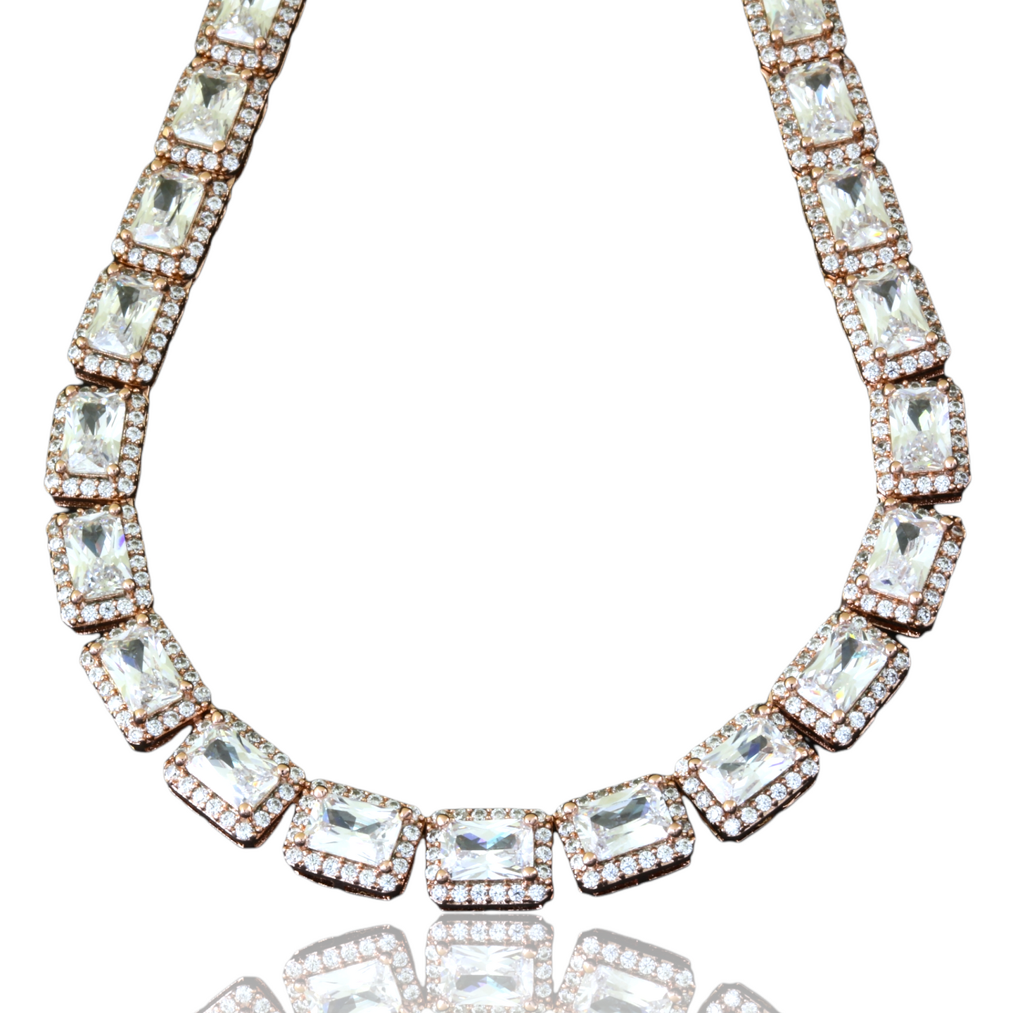 SHOWY 6MM SQUARE TENNIS CHAIN | 962202