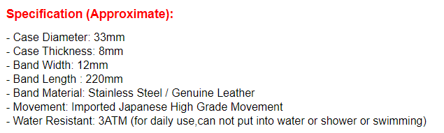 WANTON CLASSIC LADIES WATCH I 551322