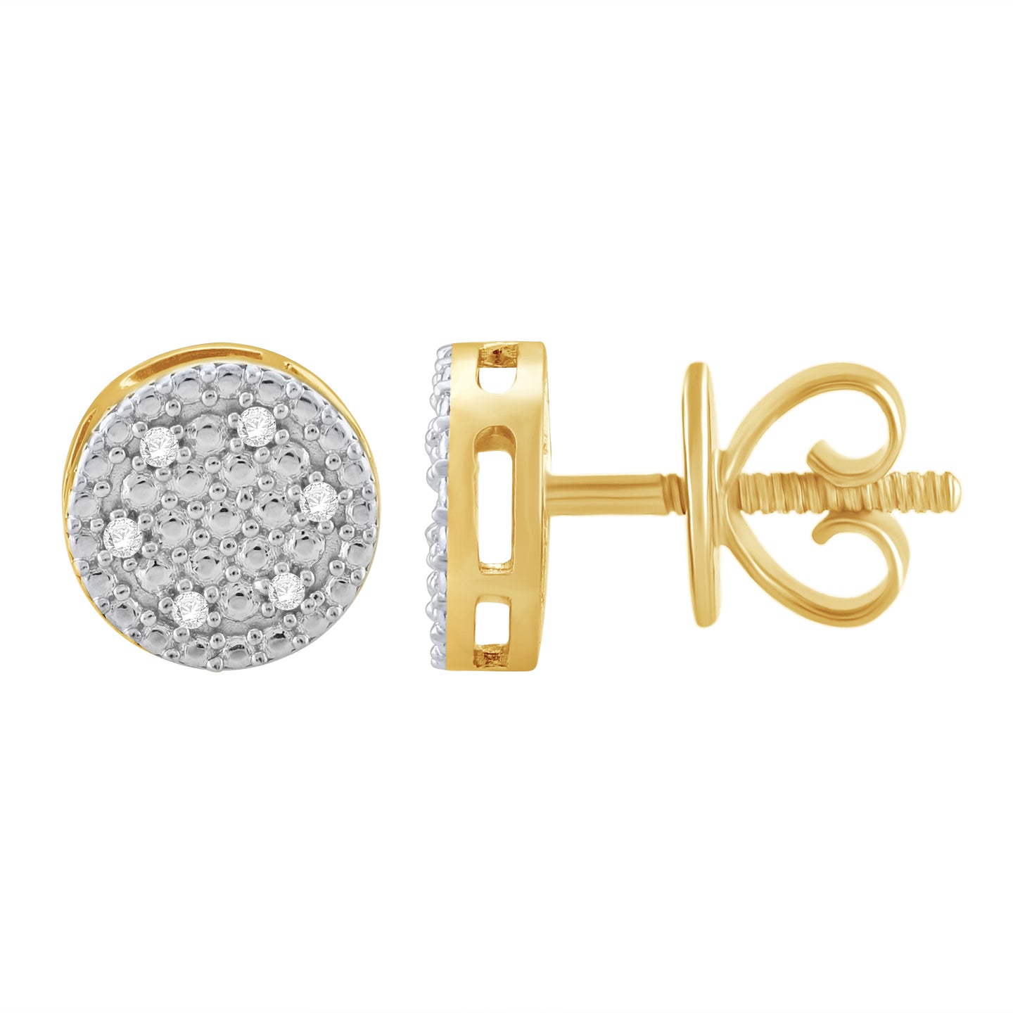 ATRACTIVA 925 REAL DIAMOND EARRINGS I 990691