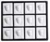 Tray with White Pads for 12 Rings 250141