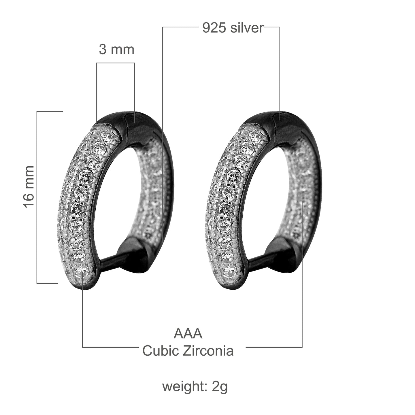 WINGED 925 EARRINGS | 9210471