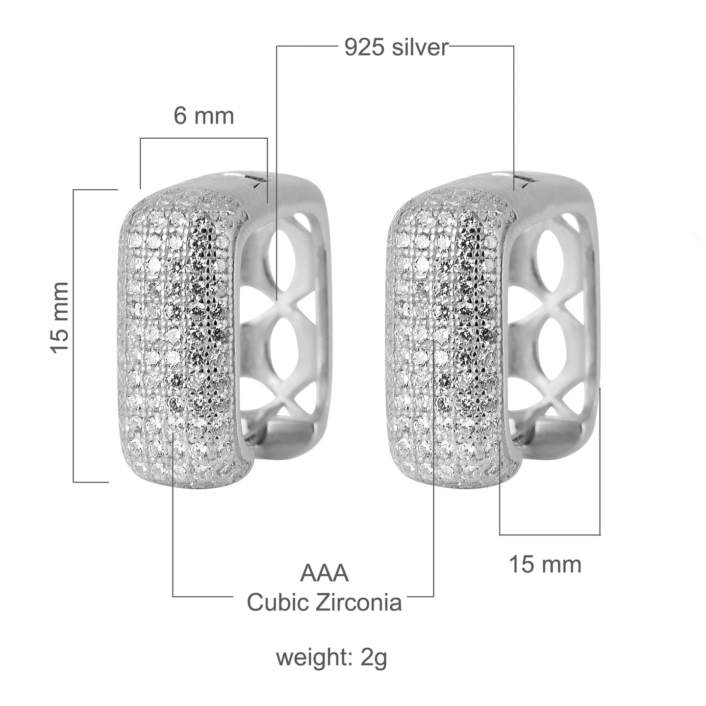 CLASSY 925 EARRINGS | 9210581