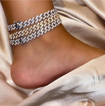 GLINT 8MM CUBAN ANKLET I 962771