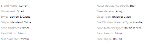 MONDAIN WOMEN'S WATCH I 551495